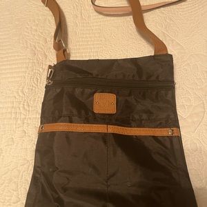 Black gently used cross body purse